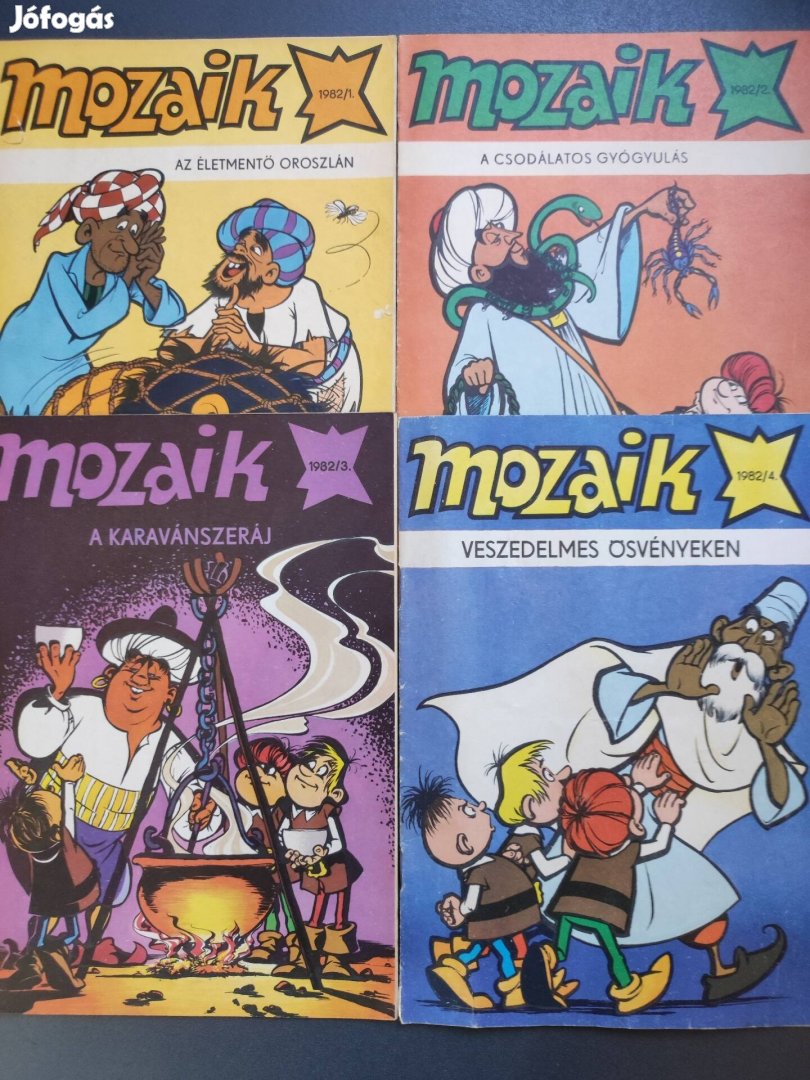 Mozaik képregény 1982 teljes évfolyam!!!