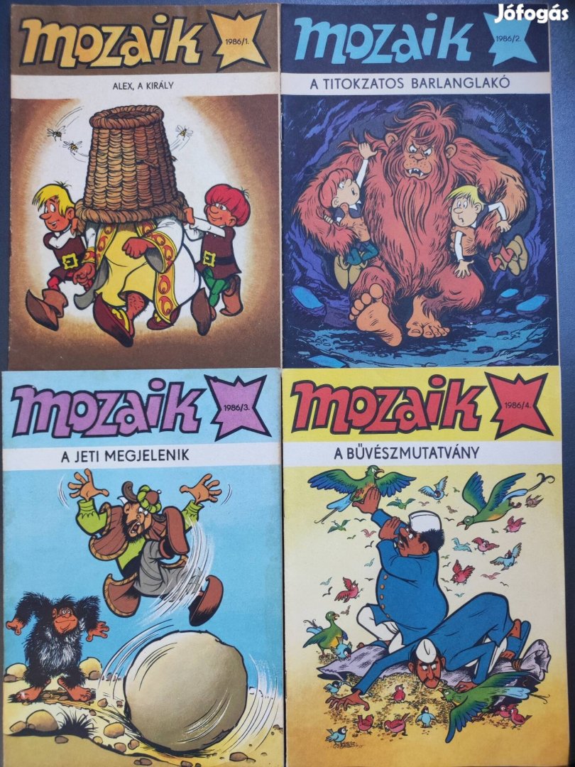 Mozaik képregény 1986 teljes évfolyam!!!