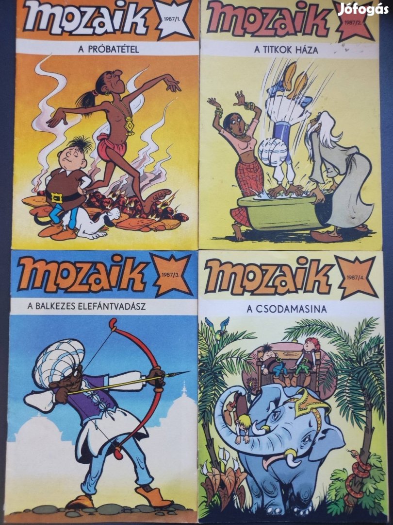 Mozaik képregény 1987 teljes évfolyam!!!