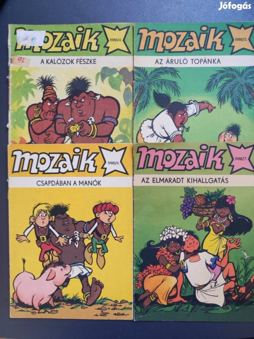 Mozaik képregény 1988/ 4-12-ig!!!