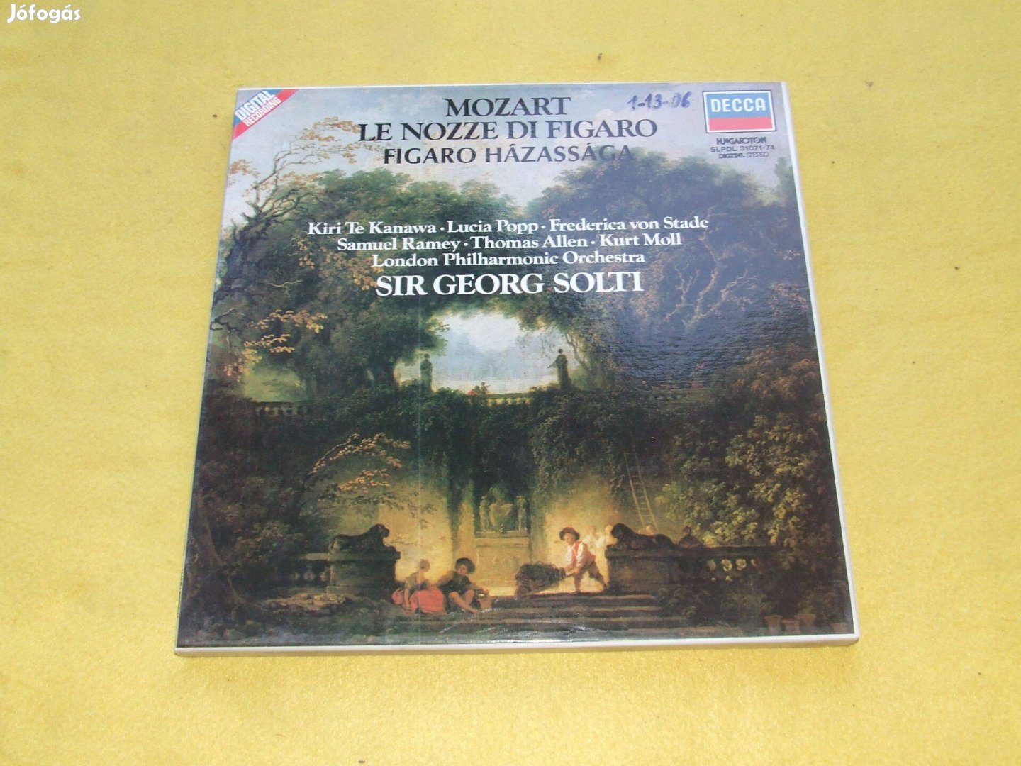 Mozart Figaro házassága - díszdobozos bakelit lemez box