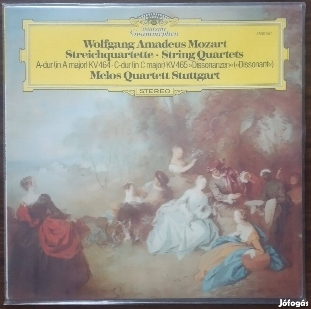 Mozart: String Quartets - Melos Quartett DG LP