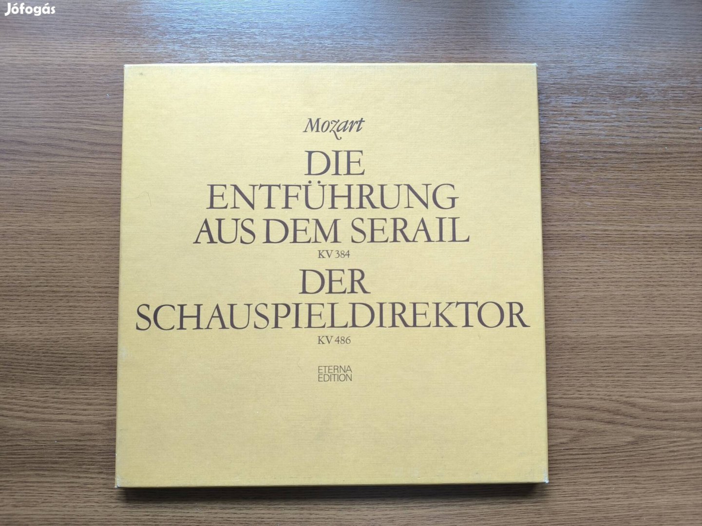 Mozart bakelit lemez box