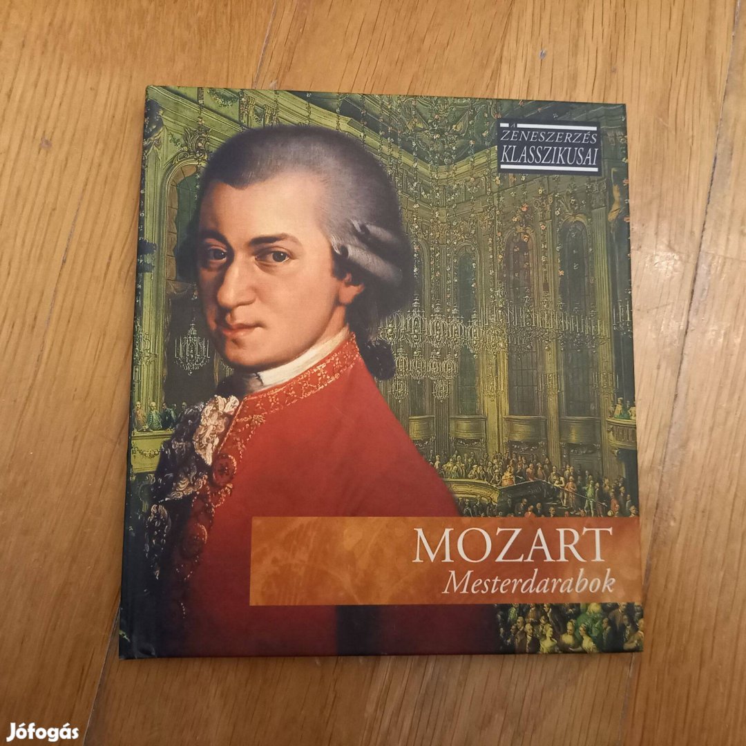 Mozart díszdobos CD lemez újszerű állapot