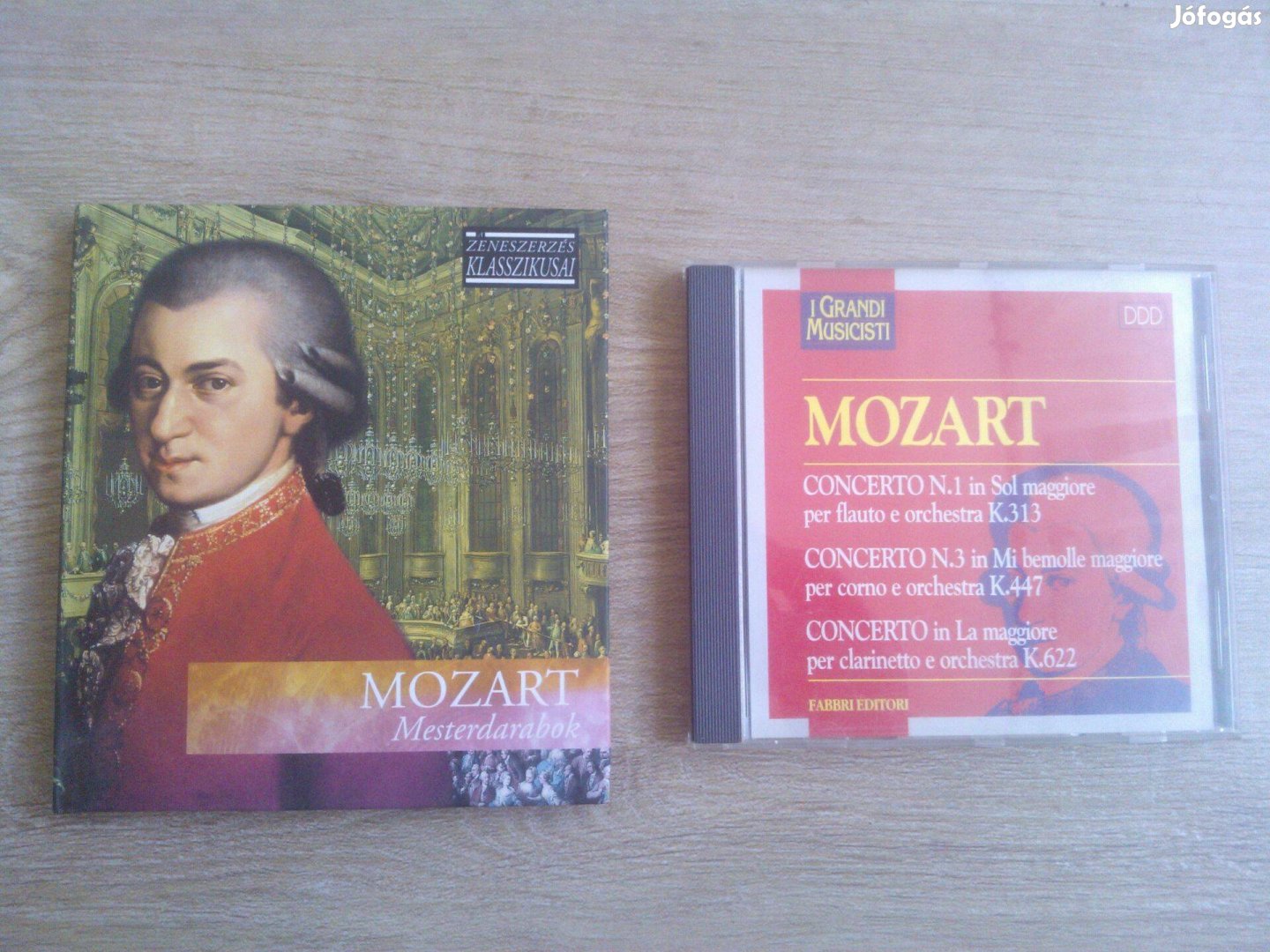 Mozart mesterdarabok és Mozart koncertek lemez