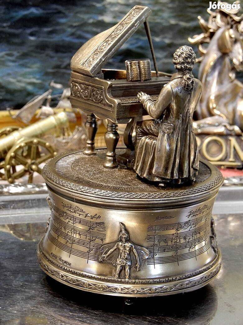 Mozart zenélő szobor