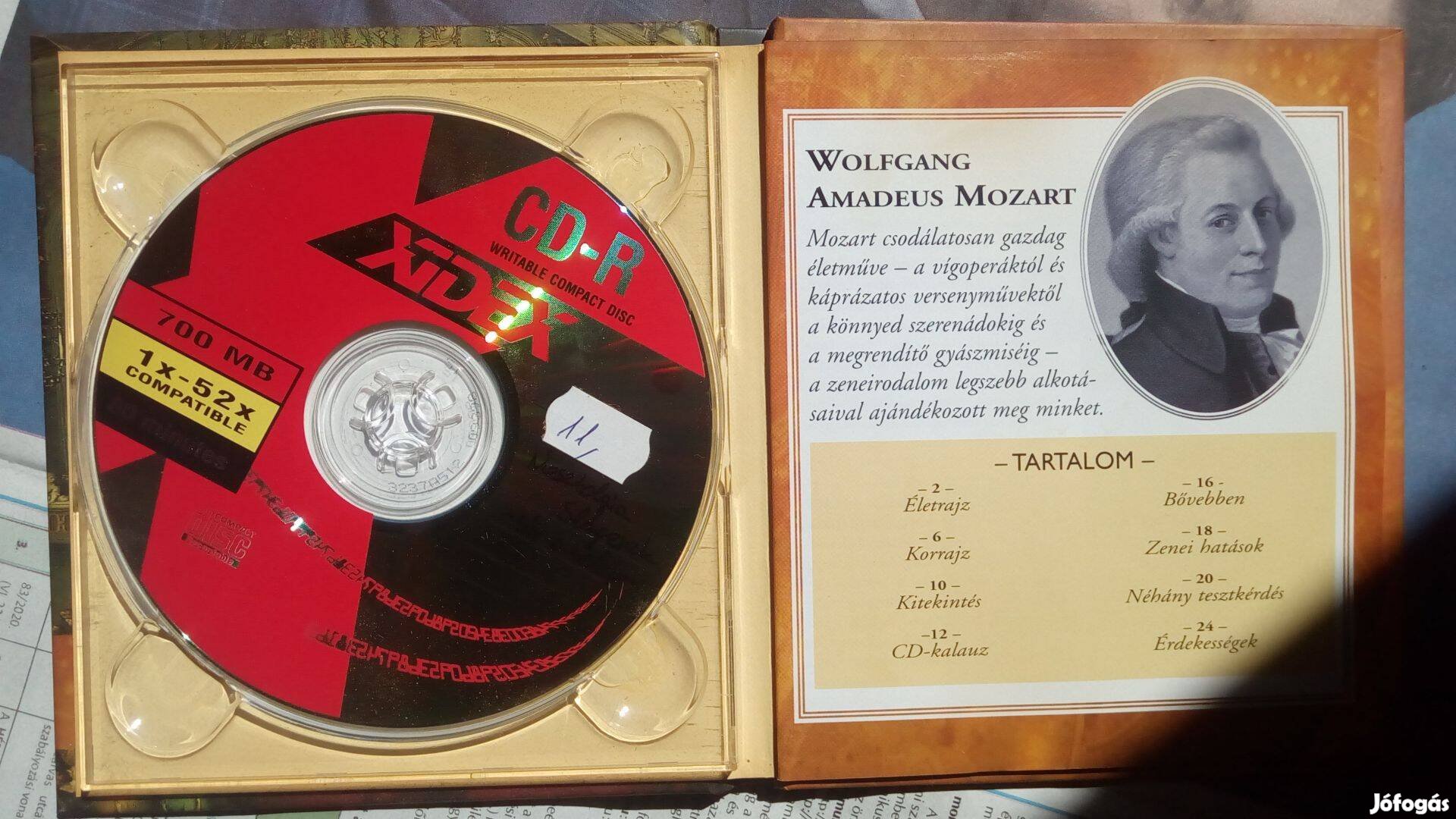 Mozart zeneválogatás eladó Nyíregyházán