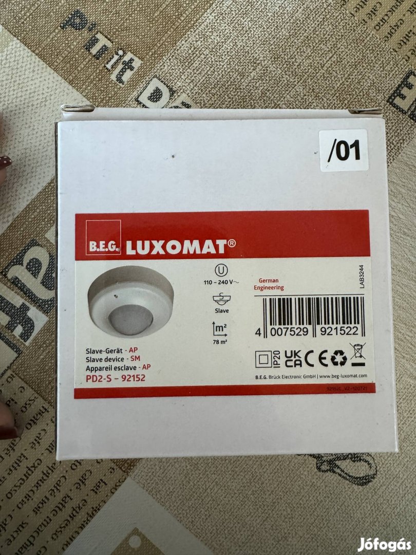 Mozgásérzékelő B.E.G. Luxomat PD2-S-92152