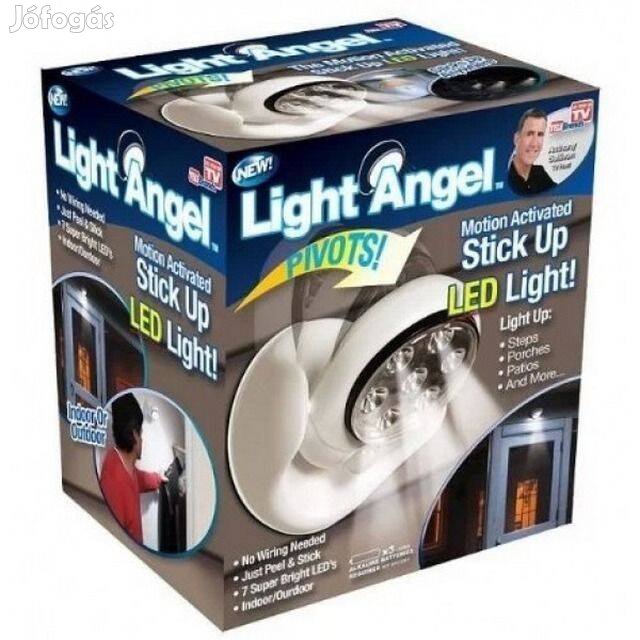 Mozgásérzékelős LED lámpa reflektor (Light Angel)