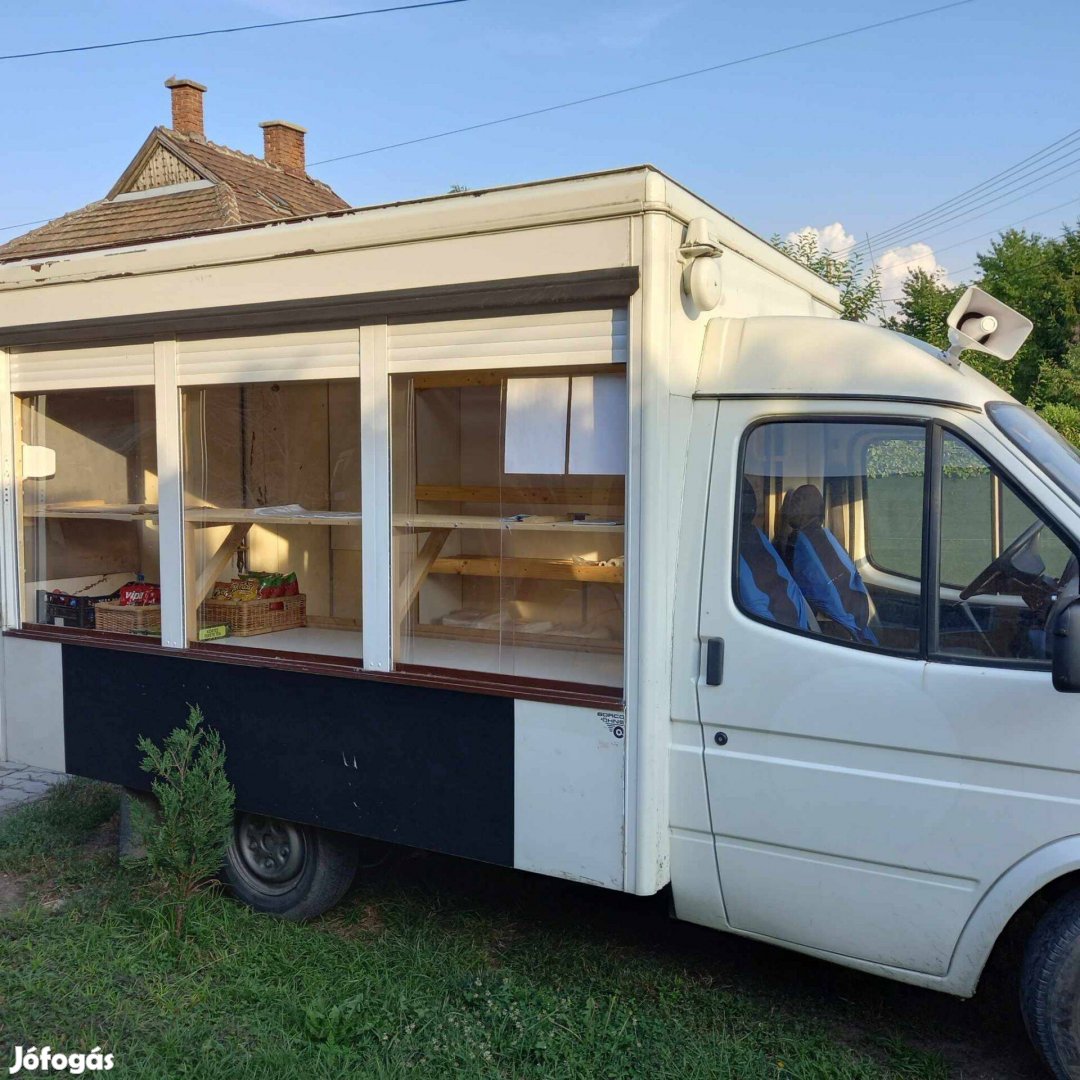 Mozgóbolt büféskocsi (Ford Transit 2.5 D mozgó pékautó)