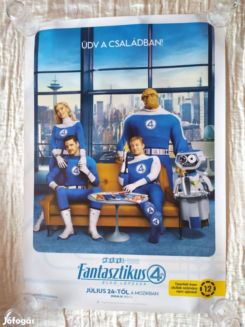 Mozis plakát Fantasztikus 4-es Üdv a családban 98x68 cm
