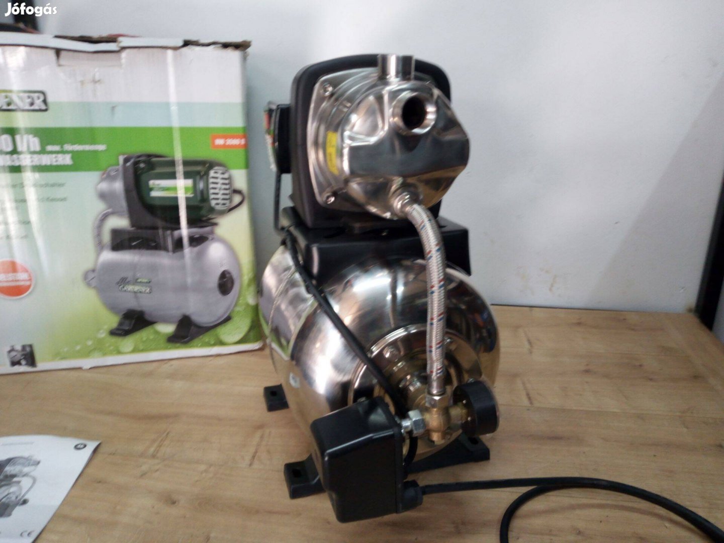 Mr Gardener Házi vízmű 1000w 3500l/h Inox Házivízmű