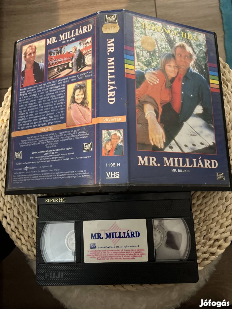 Mr Milliárd vhs Terence Hill