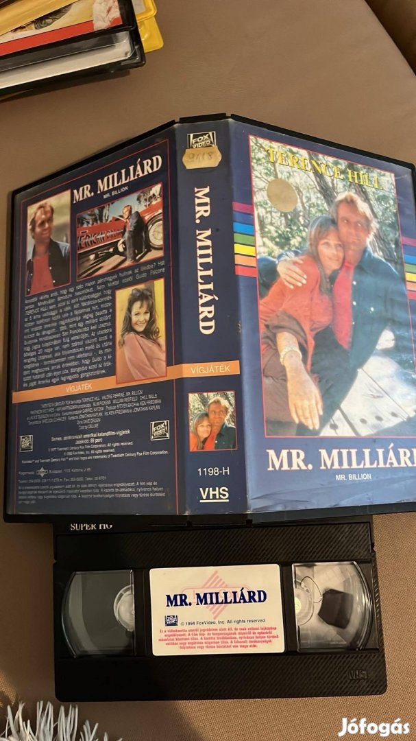 Mr Milliárd vhs kazetta Terence Hill