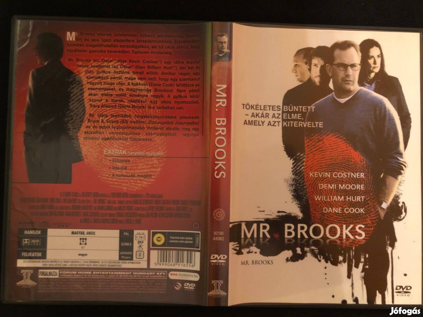 Mr. Brooks (karcmentes, Kevin Costner, Demi Moore) DVD