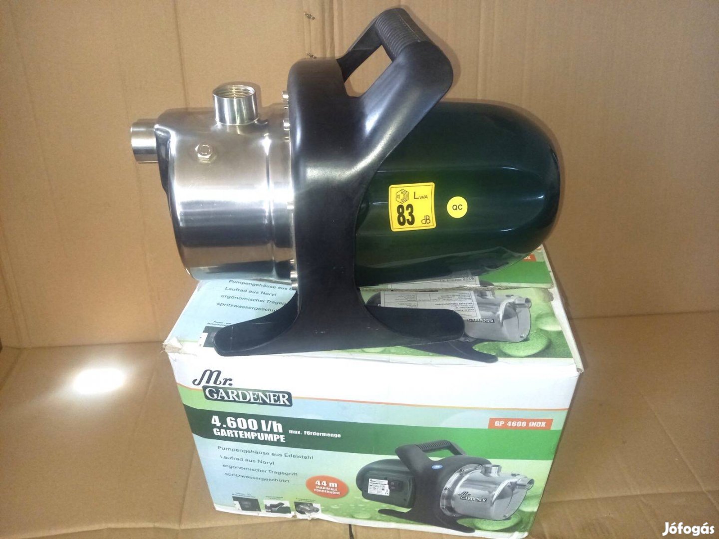 Mr. Gardener kerti vízszivattyú GP 4600 Inox(Güde)