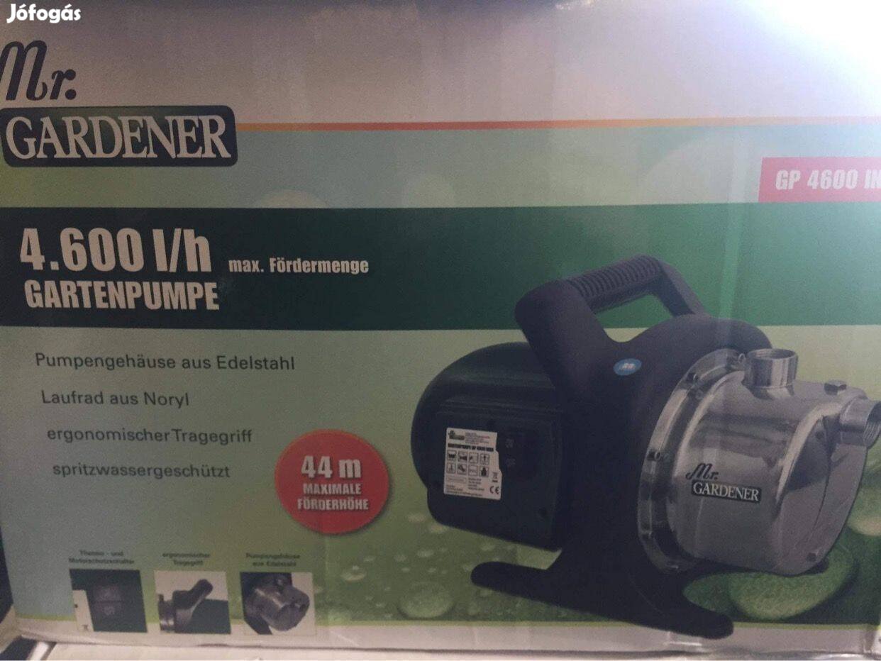 Mr gardener kerti szivattyu 1000 w