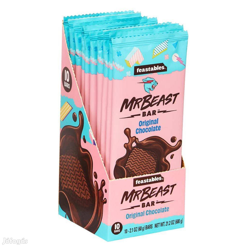 Mrbeast Feastables Csoki Original és Deez Nutz Budapesten