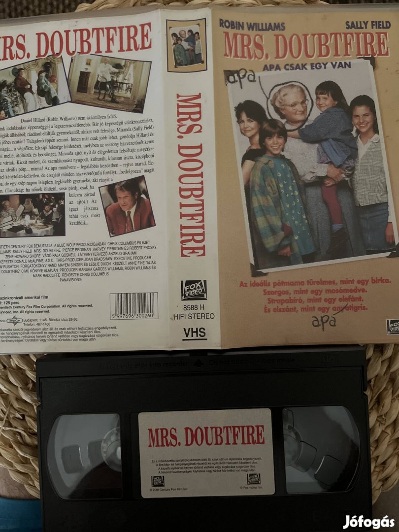 Mrs Douptfire vhs