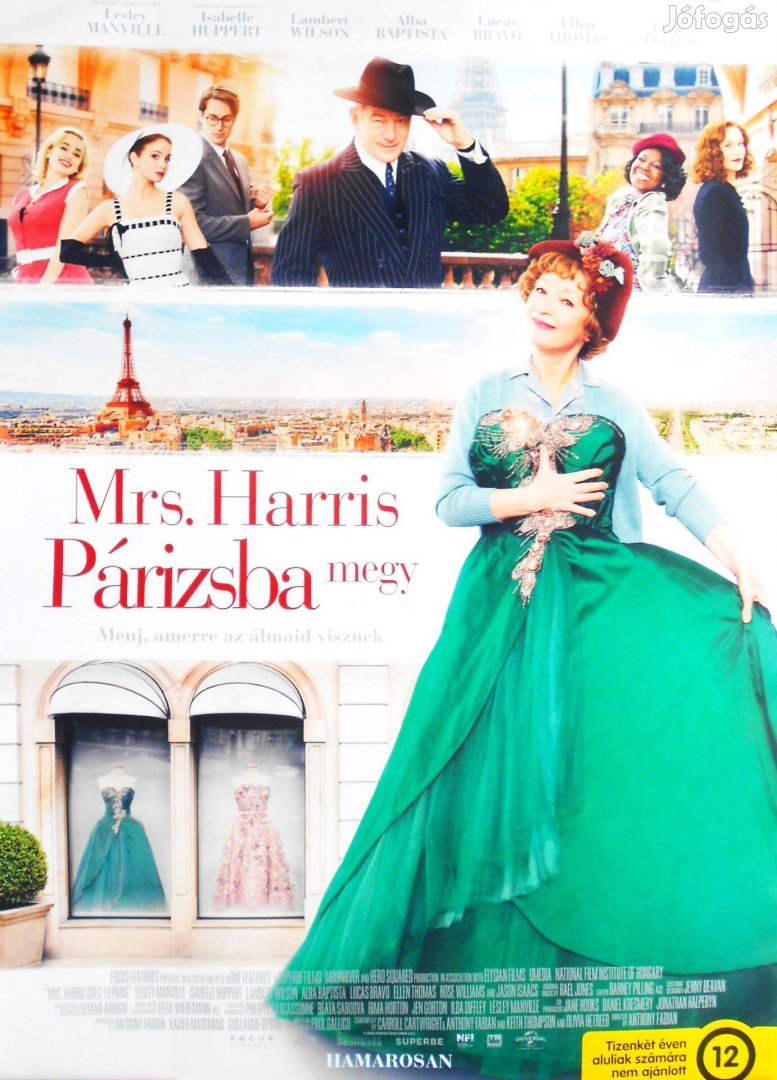 Mrs Harris Párizsba megy film plakát poszter