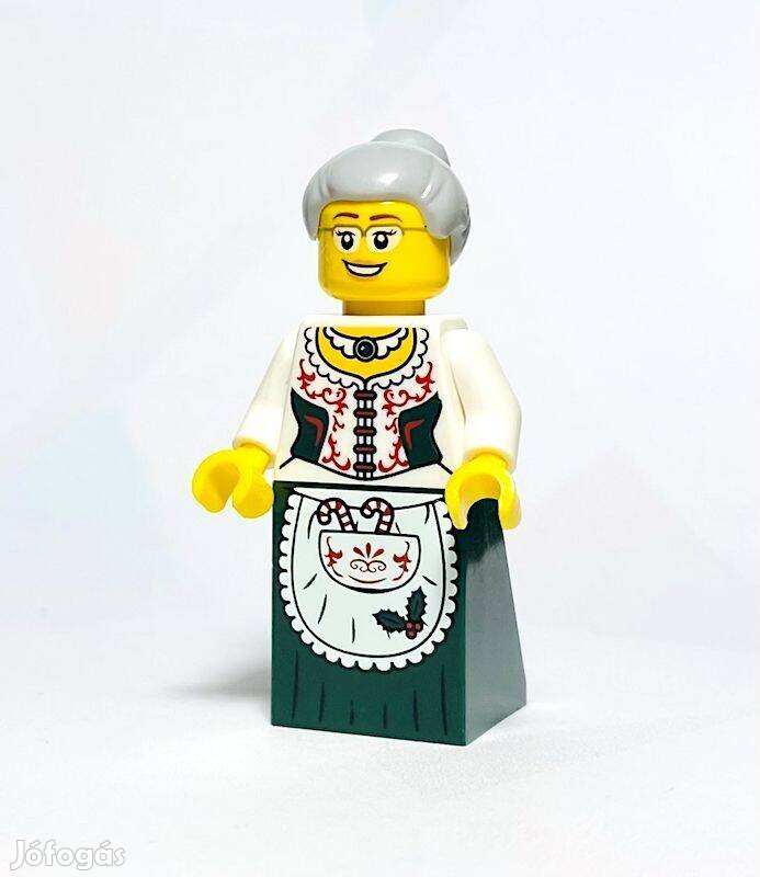 Mrs. Claus / Mikulásné Eredeti LEGO minifigura - Holiday & Event - Új