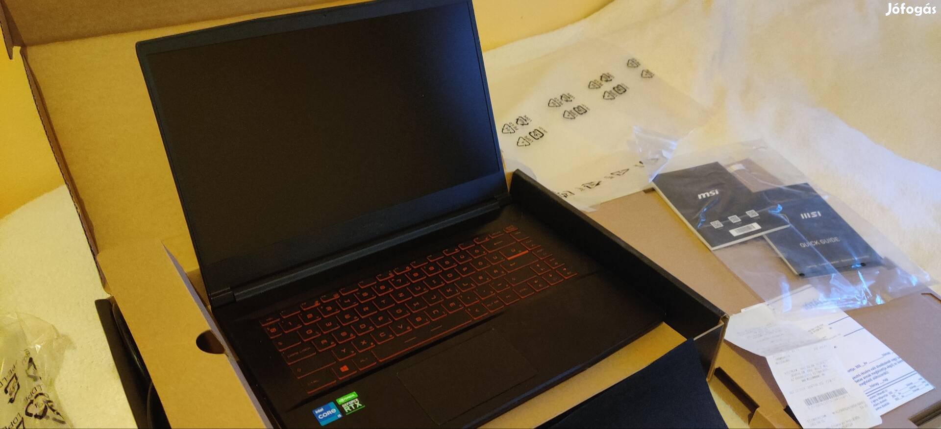 Msi gf63 thin 11uc - újszerű laptop