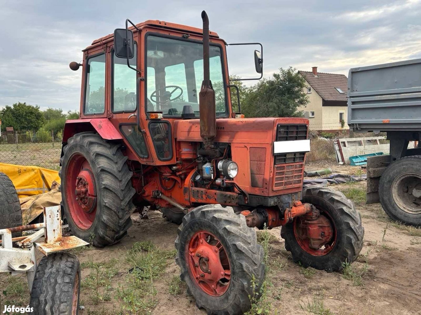 Mtz 80 Mtz 82 es híddal Piros rendszámos