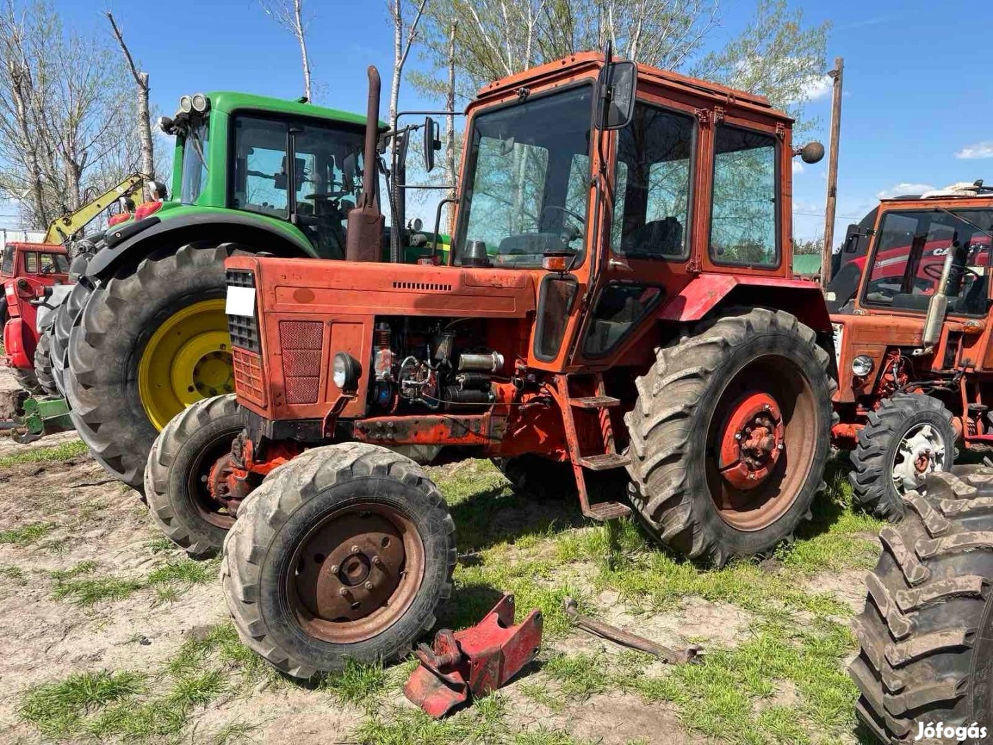 Mtz 80 Mtz 82 es híddal Piros rendszámos