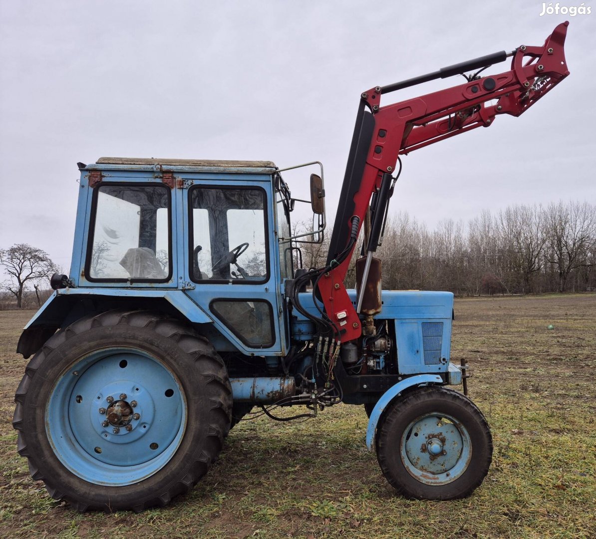 Mtz 80 traktor Új homlokrakodó 