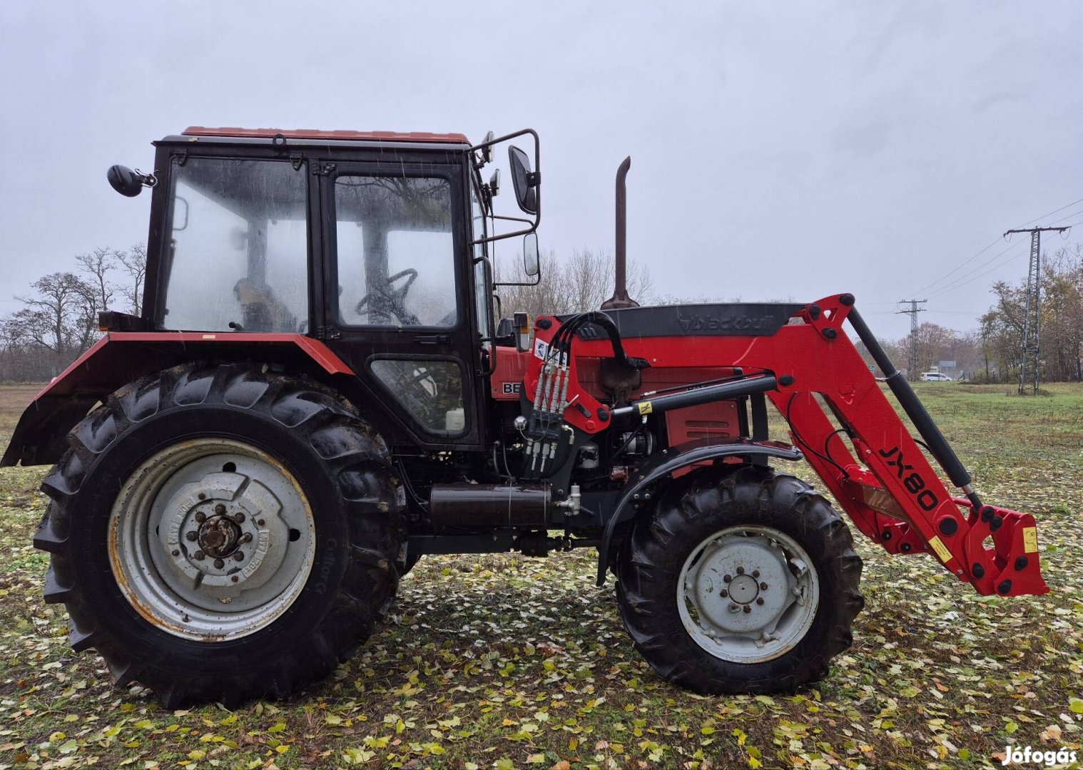 Mtz 820.2 Új Blackbull homlokrakodó 