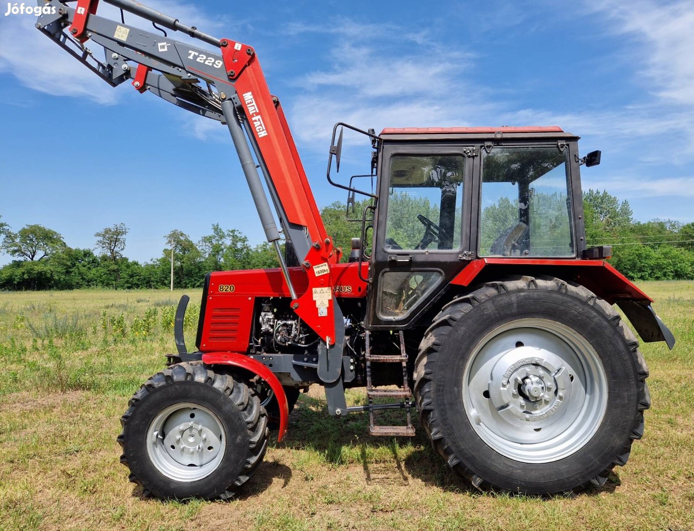 Mtz 820 traktor Metal Fach homlokrakodó 