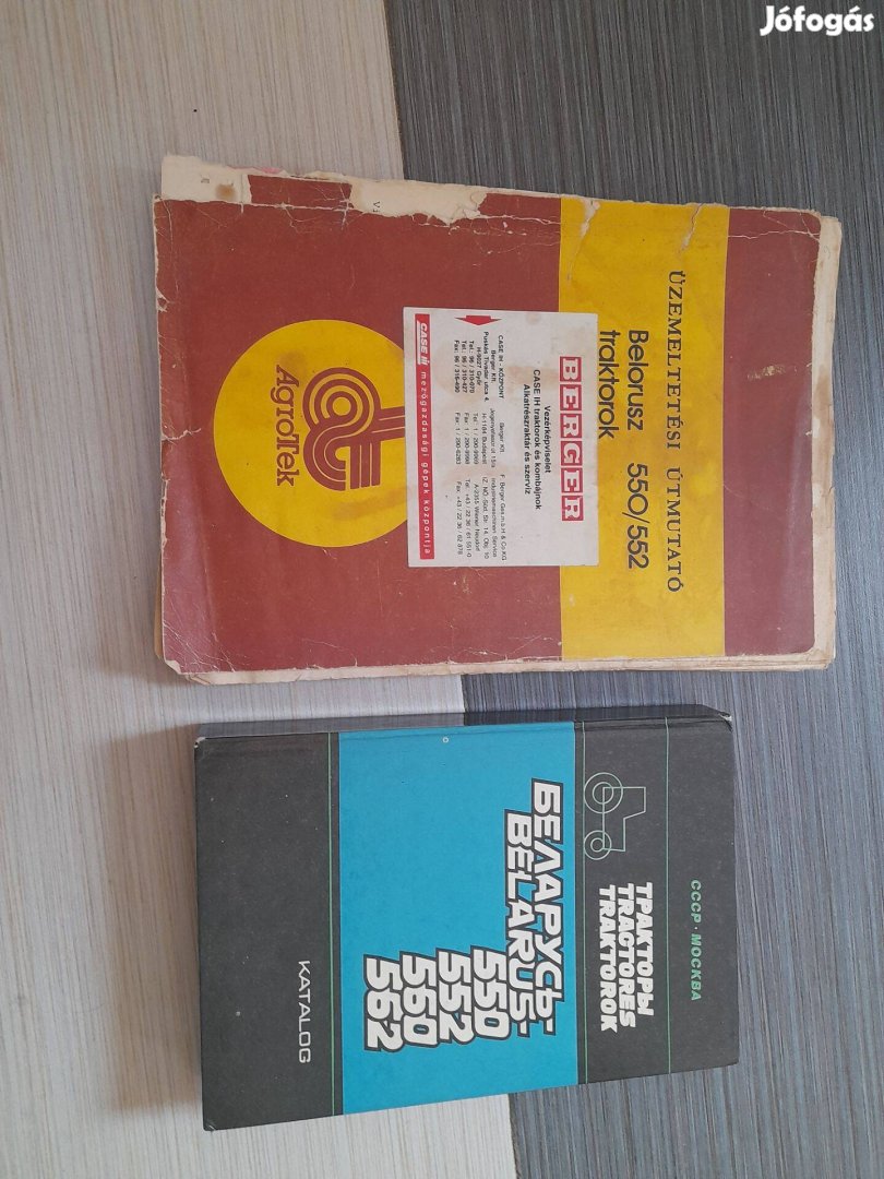 Mtz traktor kezelési kézikönyv eladó