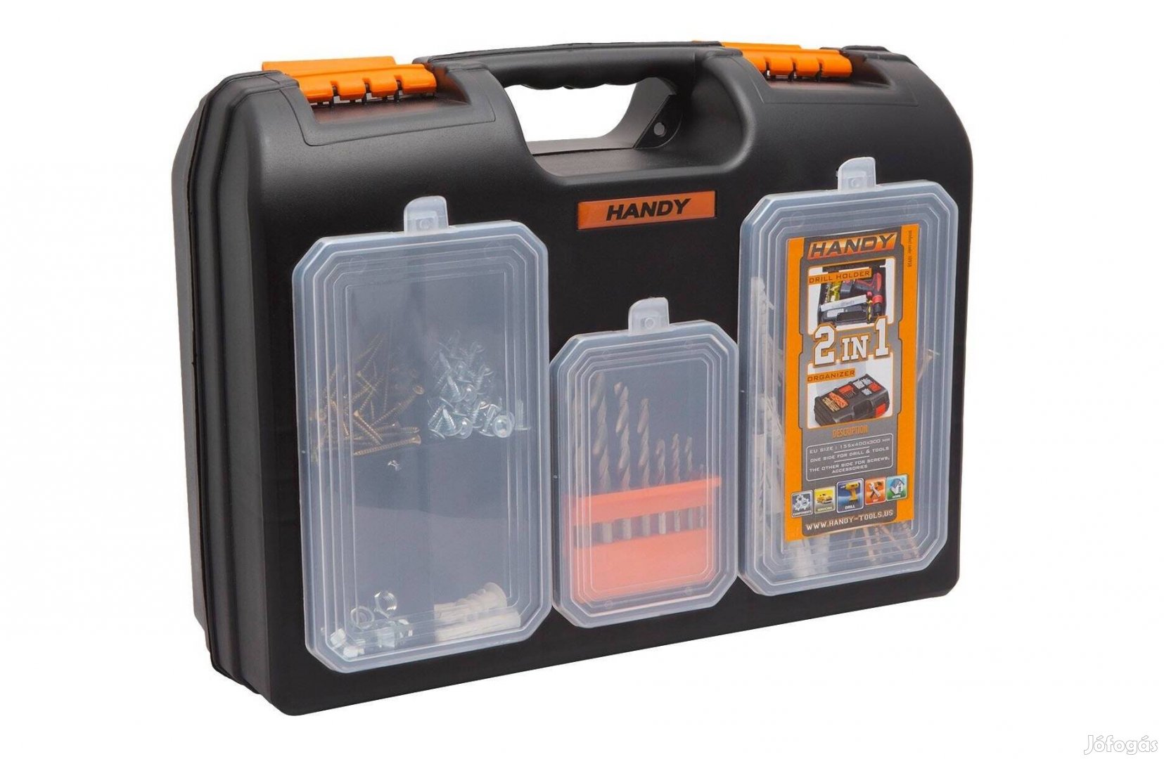 Műanyag Fúrógéptáska koffer táska hordtáska fúrószár csavar