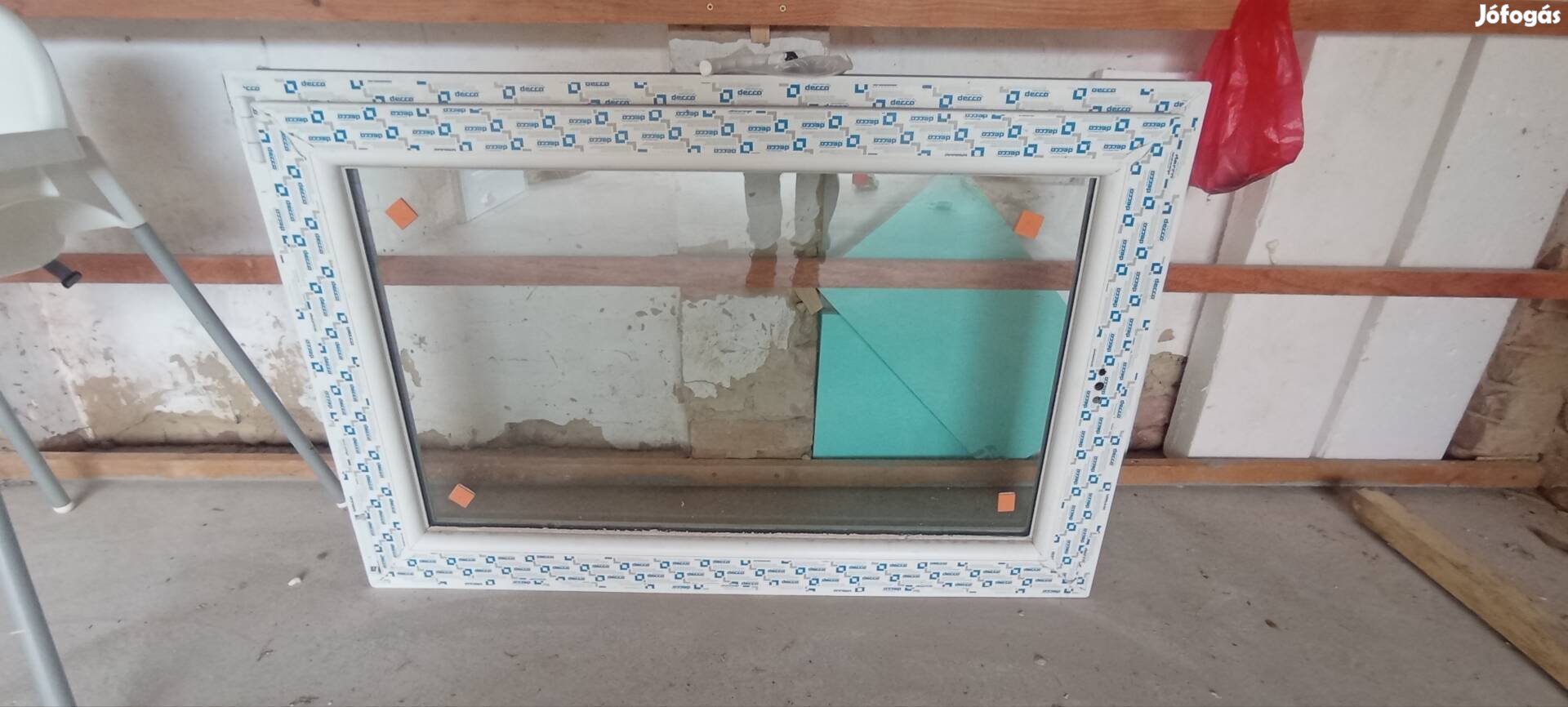 Műanyag ablak 120x80 (új)