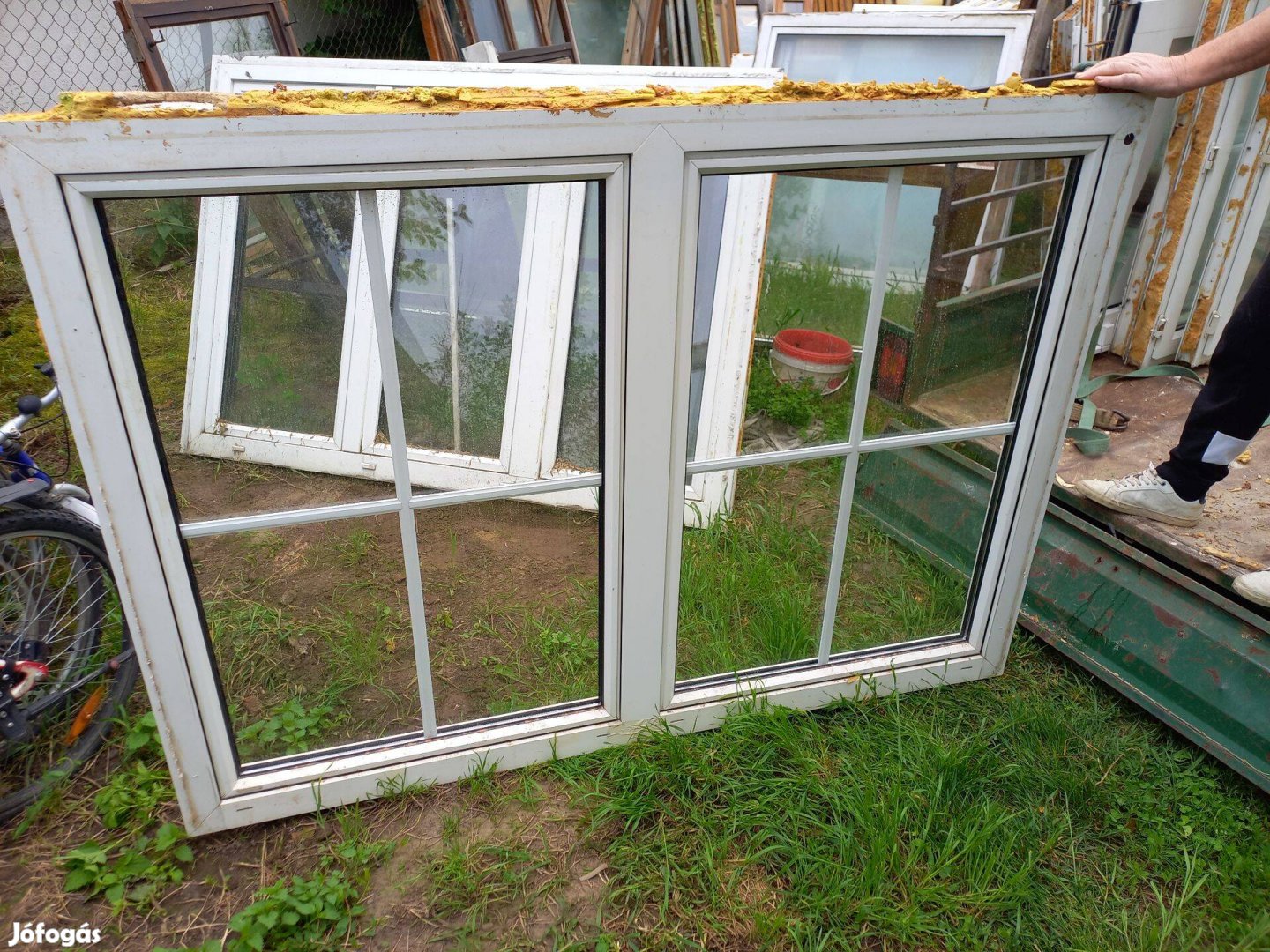 Műanyag ablak 188 cm x 135 cm ; 163 cm x 135 cm