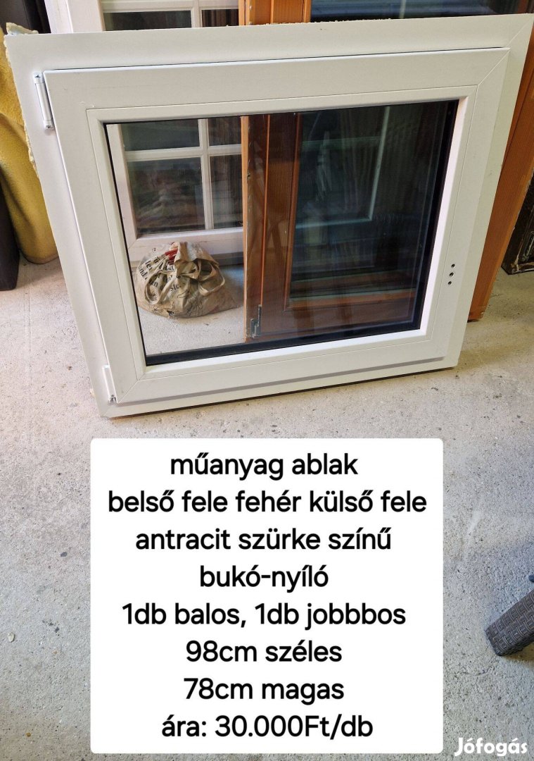 Műanyag ablak 98*78