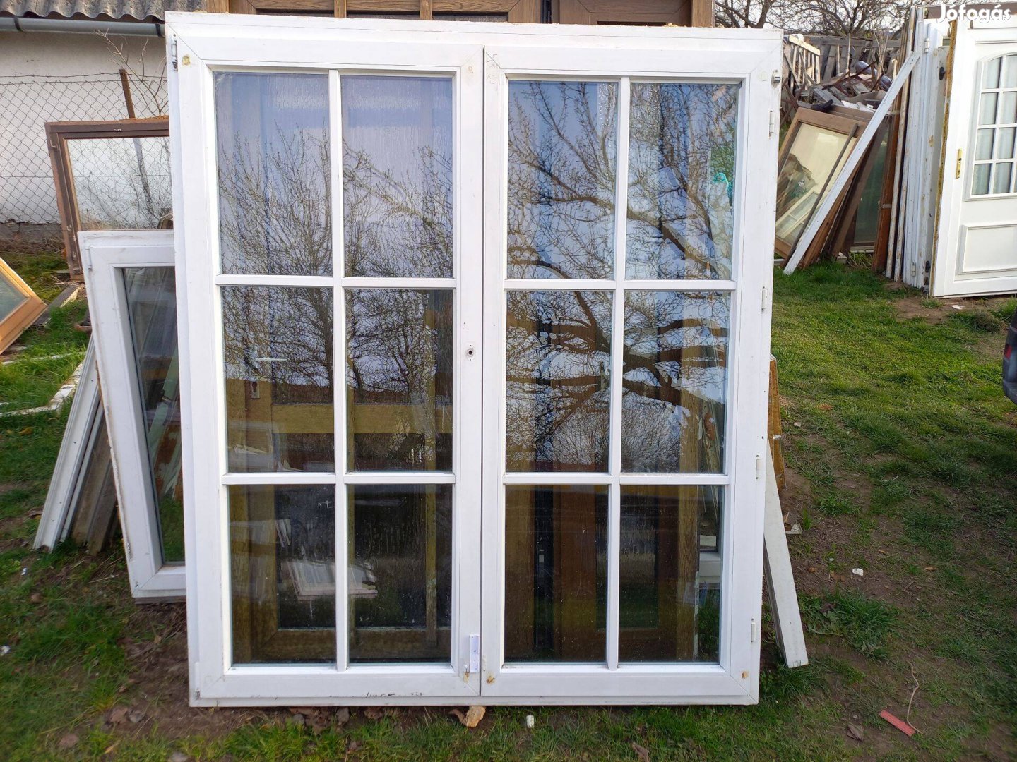 Műanyag erkély / terasz ajtó 178 cm x 203 cm