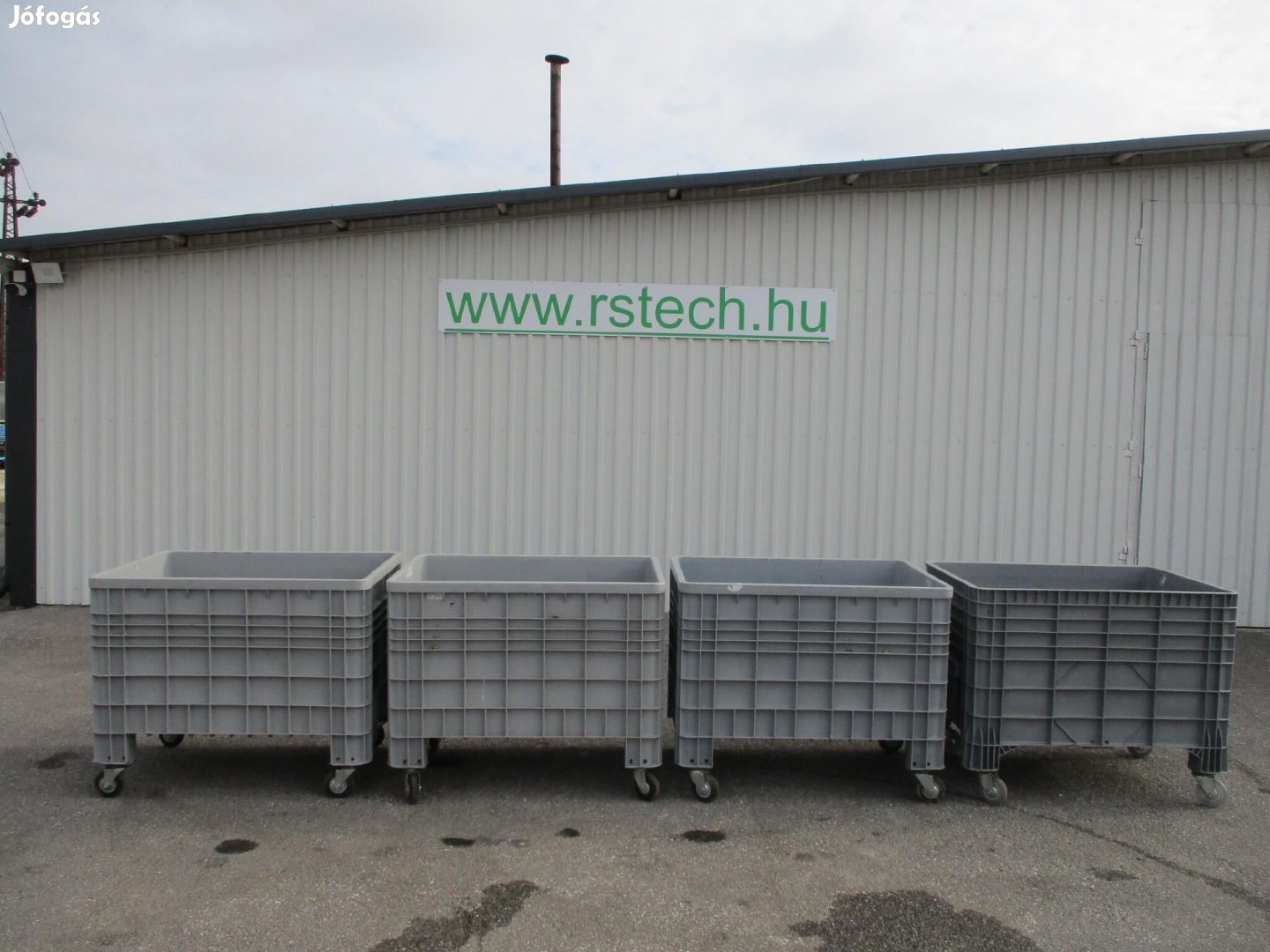 Műanyag gurulós láda doboz tároló rekesz kaloda 1150x800mm