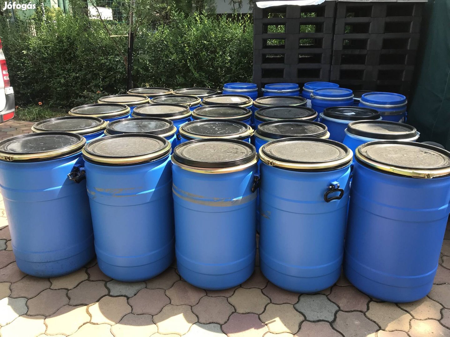Műanyag hordó, hordó, 120L