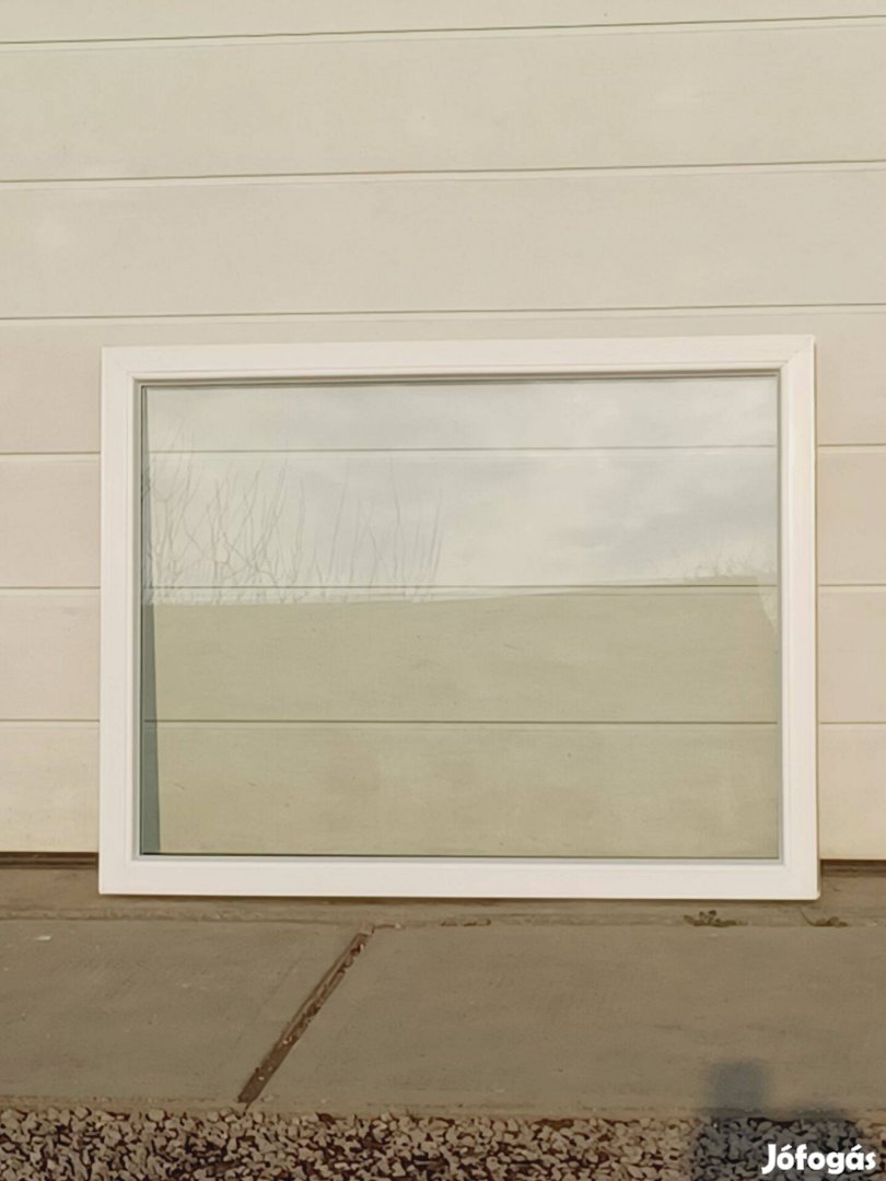 Műanyag hőszigetelt fix ablak 137x105