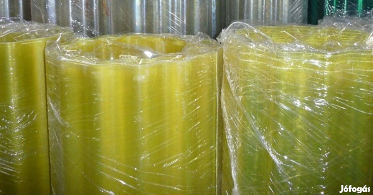 Műanyag hullámlemez sárga, 1, 5 x 20 fm, ingyenes országos szállítássa