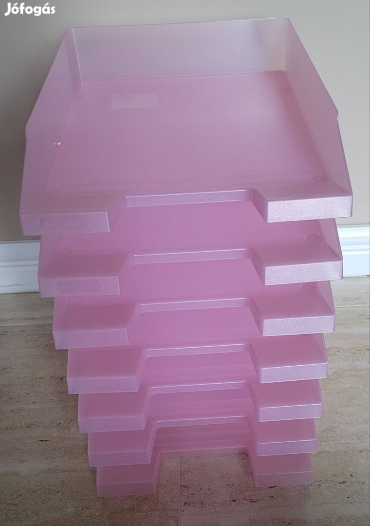 Műanyag irattartó 7db