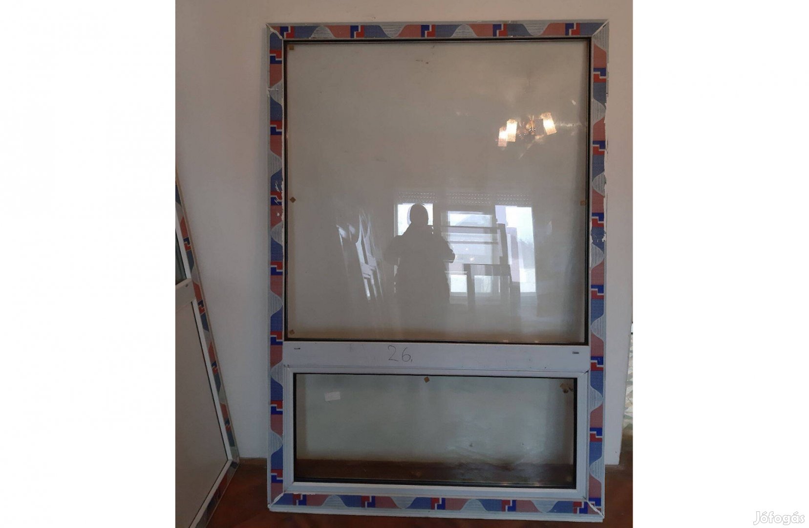Műanyag nyílászáró, műanyag ablak, terasz ablak, 138x200 cm