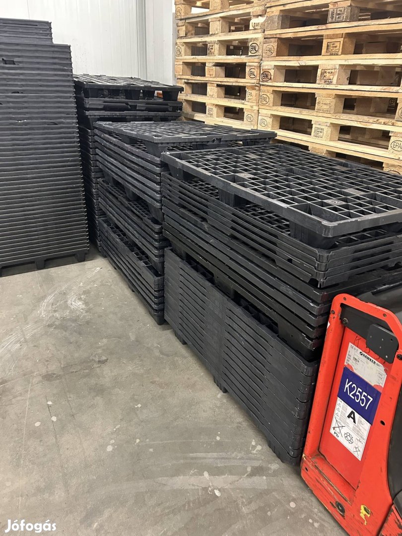 Műanyag raklap 80x120