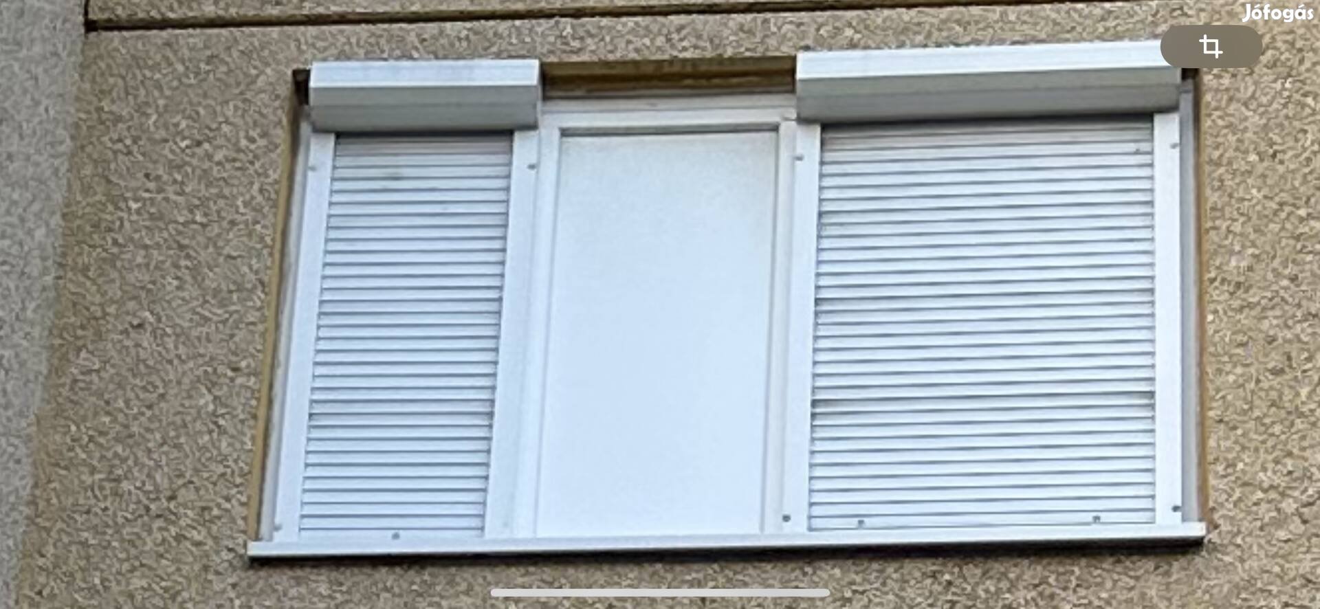 Műanyag redőnyök fehér színben