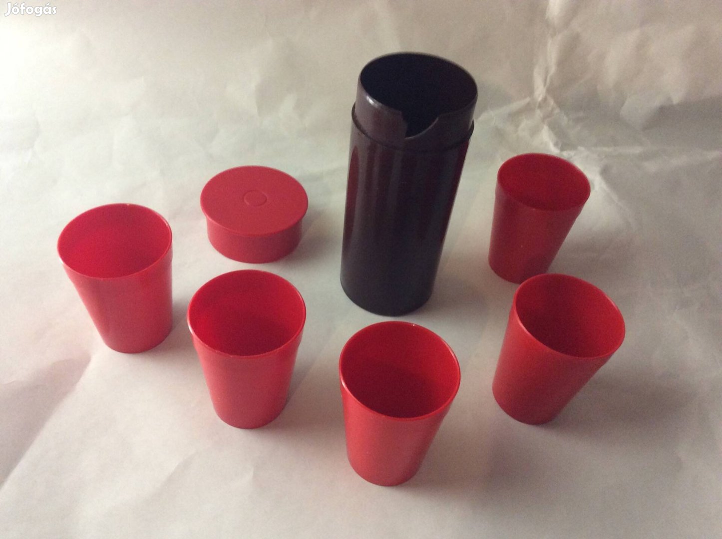 Műanyag röviditalos pohár készlet kiránduláshoz
