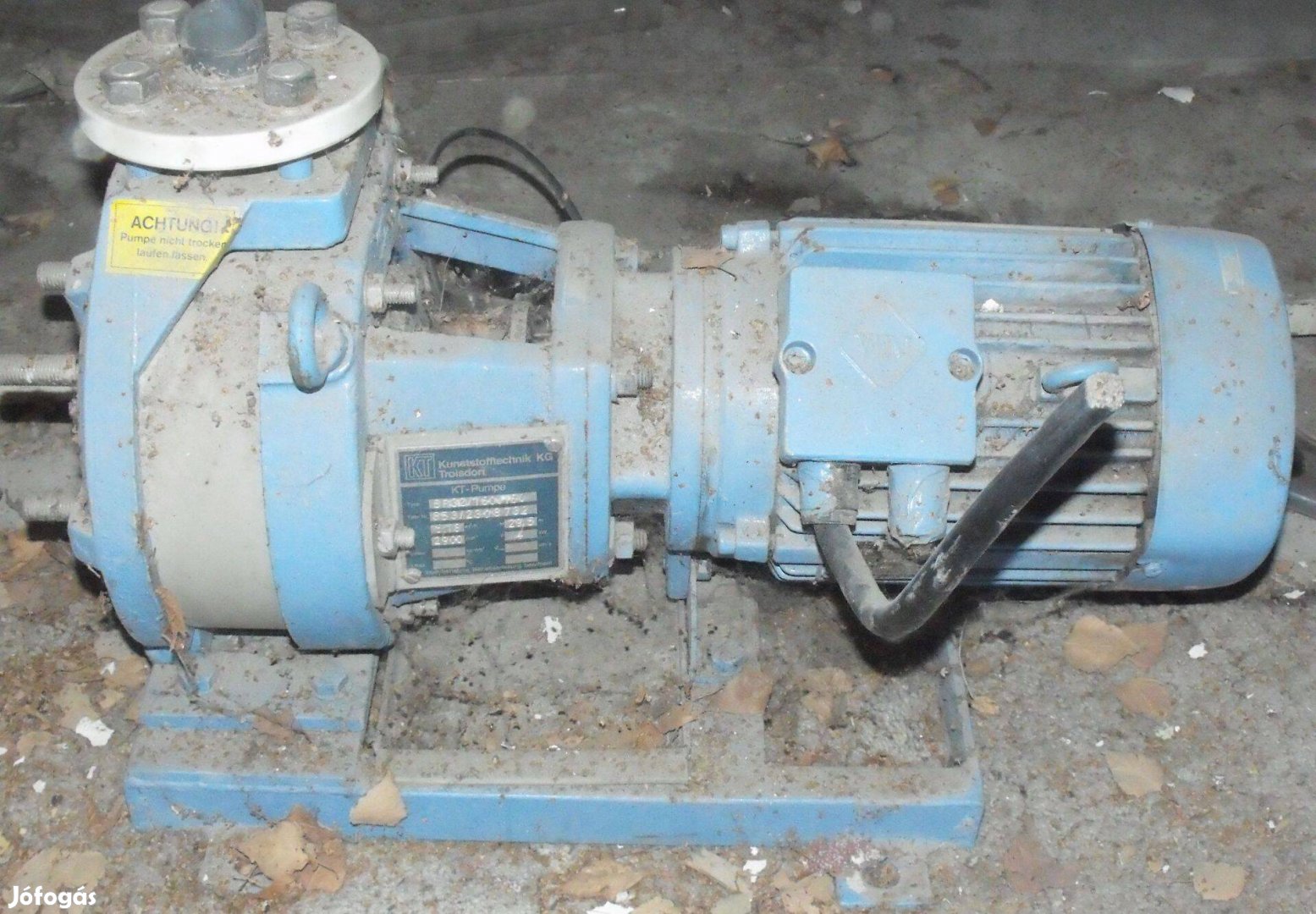 Műanyag szivattyú 3 f 4 KW