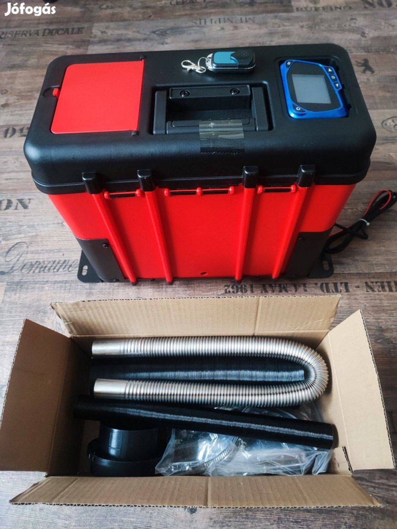 Mudiro Diesel levegős termosztátos állófűtés 8kw, 12V, Távirányitós