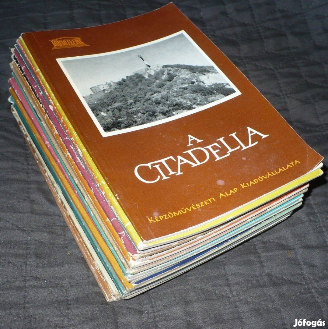 Műemlékeink (1950-es, 1960-as évek, 25 db kiadvány)