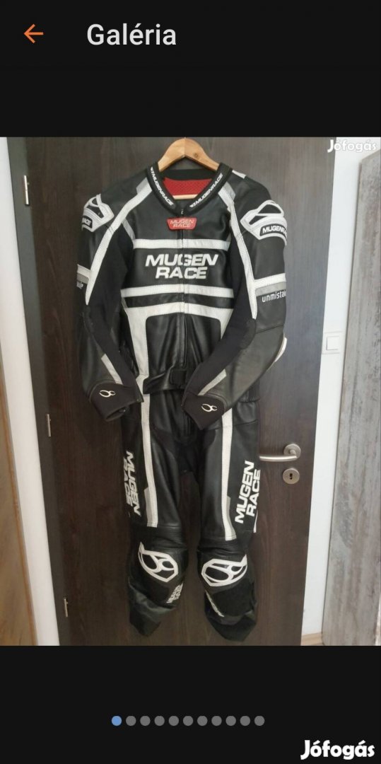 Mugen Race 54 es ketreszes ruha es tartozekok eladok.